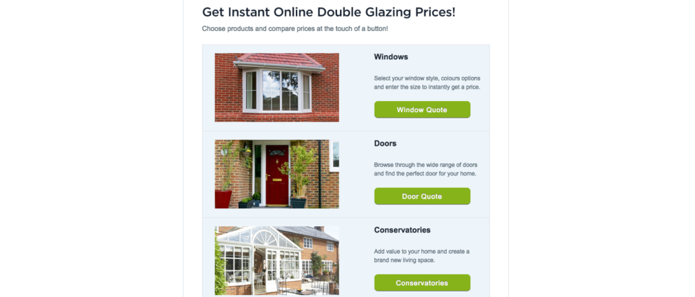 Quoting Engine Discount Windows
