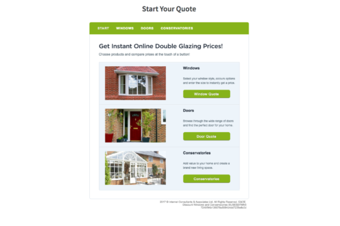 Quoting Engine Discount Windows